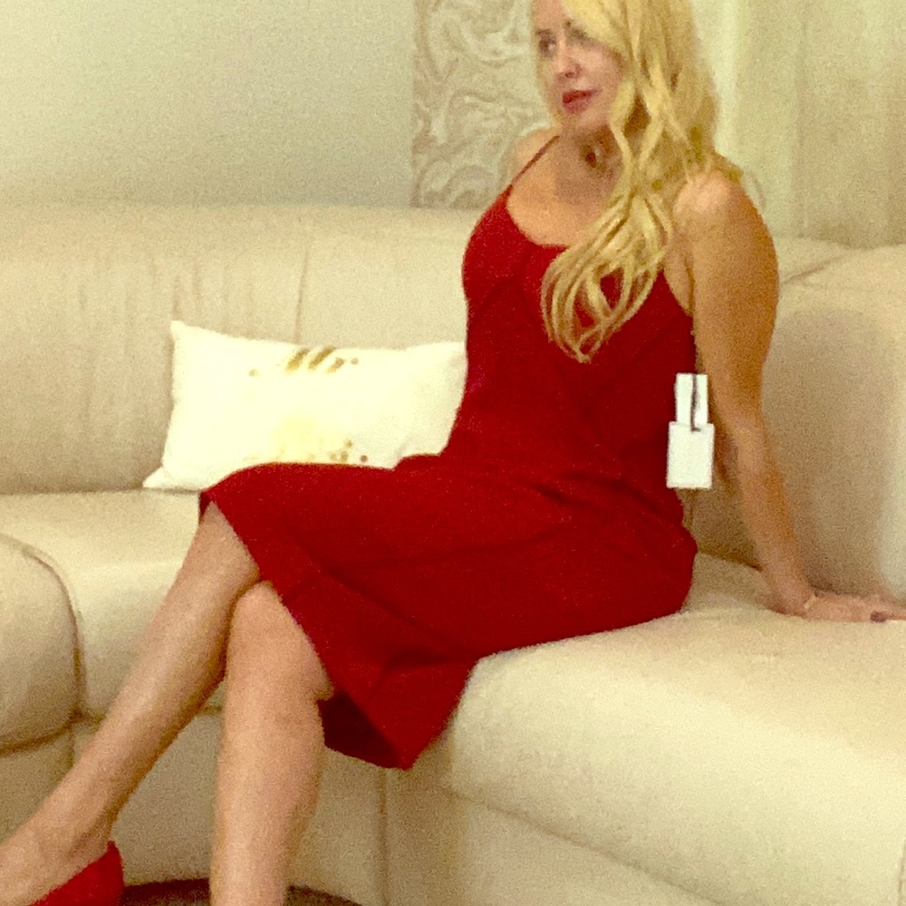 SOLD.   1State red midi dress